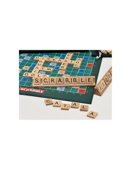 Scrabble Clásico en Catalán con fichas de madera | A Joc Lent