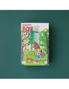 Night & day in the forest