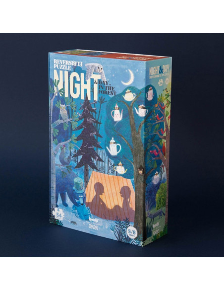 Night & day in the forest