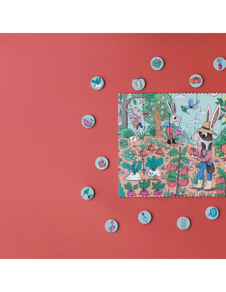 Puzzle Rabbit's Garden Londji | 24 piezas +3 años