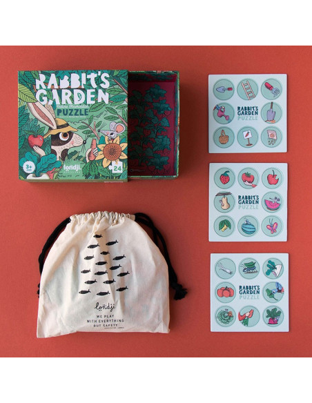 Puzzle Rabbit's Garden Londji | 24 piezas +3 años