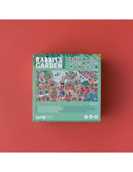 Puzzle Rabbit's Garden Londji | 24 piezas +3 años
