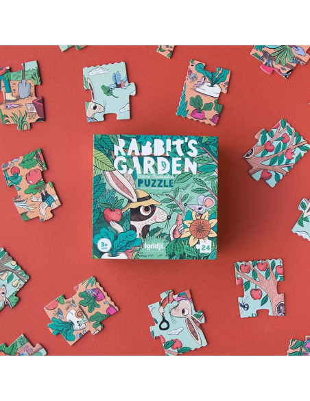 Puzzle Rabbit's Garden Londji | 24 piezas +3 años