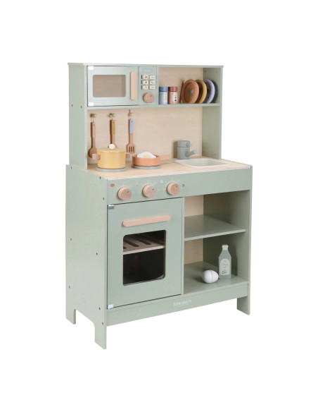 Cuineta de fusta color menta Little Dutch | Cuina infantil | A Joc Lent