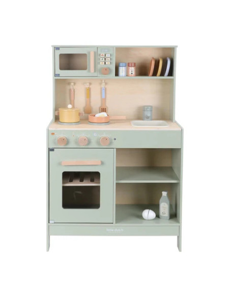 Cuineta de fusta color menta Little Dutch | Cuina infantil | A Joc Lent