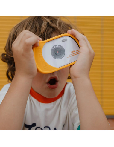 KidyCam groc mostassa Kidywolf | Càmera de fotos infantil resistent | A Joc Lent