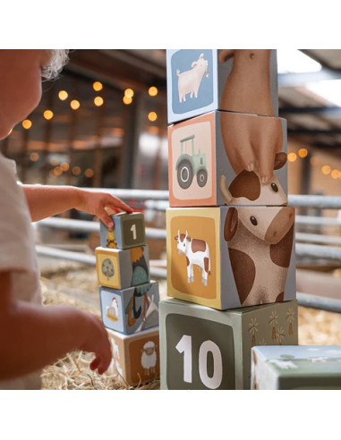 Blocs apilables de cartró – Little Farm – Little Dutch
