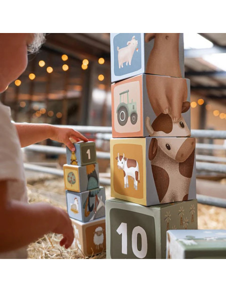 Blocs apilables de cartró – Little Farm – Little Dutch