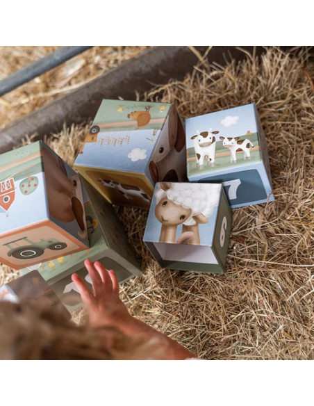 Blocs apilables de cartró – Little Farm – Little Dutch