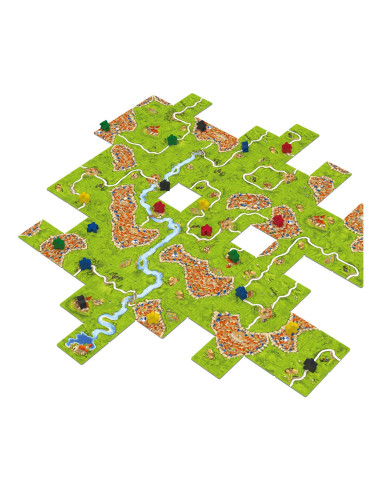 Carcassonne (en català) | Joc d’estratègia i col·locació de llosetes | A Joc Lent