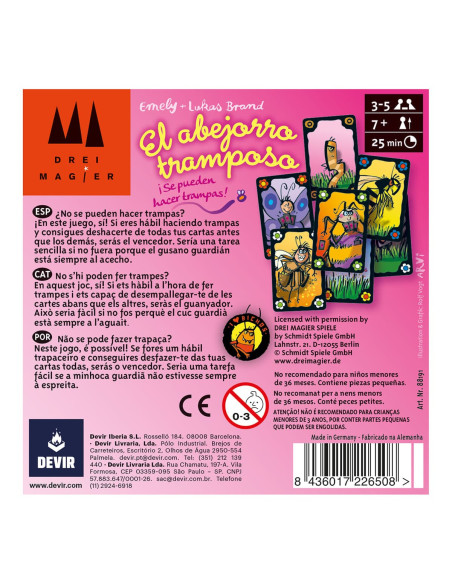 El Abejorro Tramposo – Joc de cartes d’astúcia i trampes
