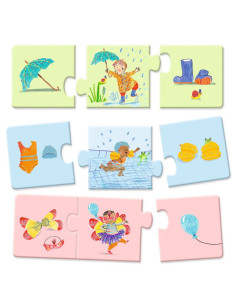 Puzzle educatius Mi vida diaria 2