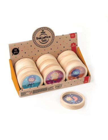 Wooden Balance Game Space – Joc d’equilibri temàtica espai