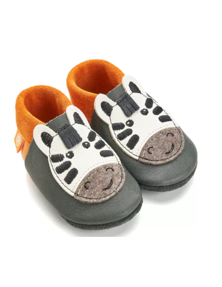 Sabates de pell zebra