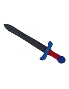 Espasa Softik Kamelot blava amb funda de lleó | Espasa infantil segura | A Joc Lent 2