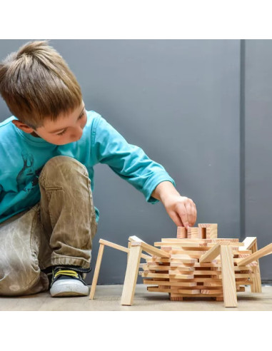 Kapla Barril 200 | Joc de construcció creatiu i sostenible | A Joc Lent