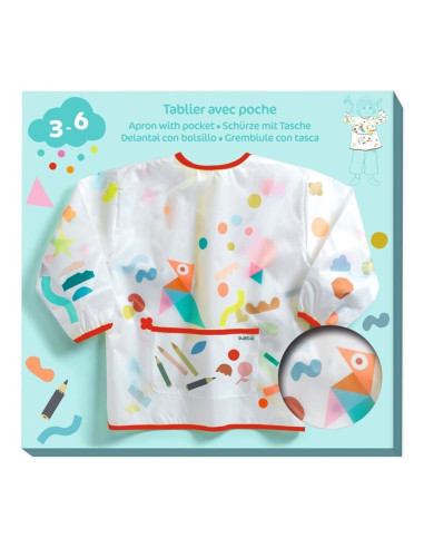Davantal infantil amb butxaques | Manualitats i cuina | A Joc Lent
