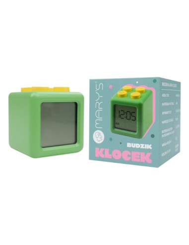 Despertador Block verde | Reloj digital infantil | A Joc Lent