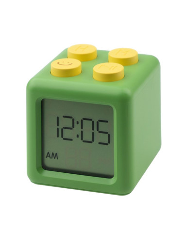 Despertador Block verde | Reloj digital infantil | A Joc Lent