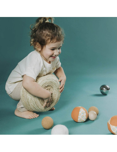 Joc de boles sensorials | Joguina tàctil per a nadons | A Joc Lent