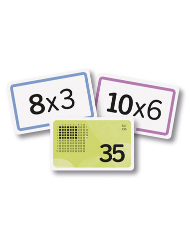 Flashcards de multiplicaciones | Juego educativo de cálculo