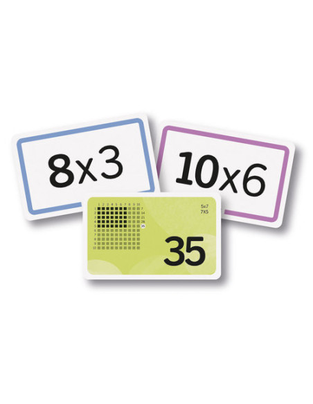 Flashcards de multiplicaciones | Juego educativo de cálculo