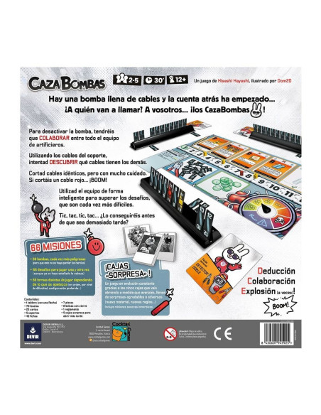 Caza Bombas | Juego cooperativo de desactivar bombas