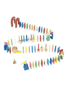 Cursa de dòmino Janod | Joc construcció i causa-efecte nens 2