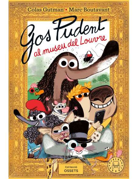 Gos pudent al museu del Louvre