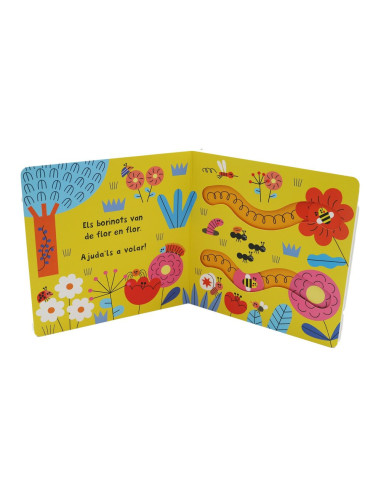 Insectes llibre interactiu nadons | Llibre amb moviment 0-3