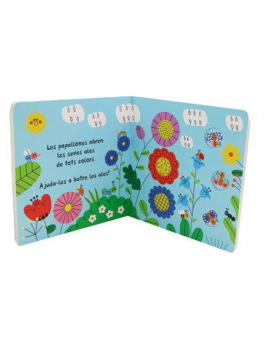Insectes llibre interactiu nadons | Llibre amb moviment 0-3