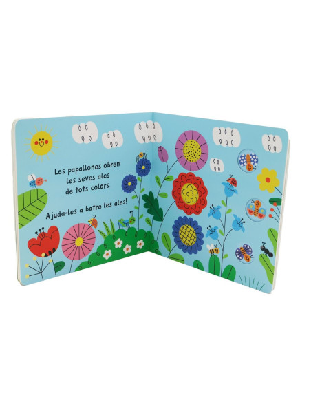 Insectes llibre interactiu nadons | Llibre amb moviment 0-3