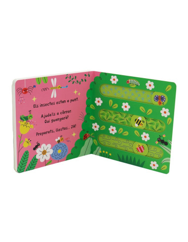 Insectes llibre interactiu nadons | Llibre amb moviment 0-3