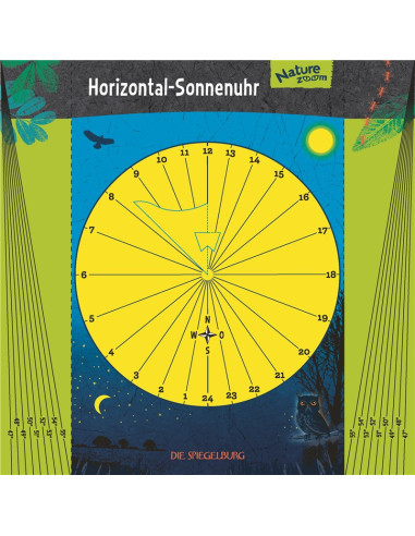Rellotge de sol infantil Nature Zoom educatiu | A Joc Lent