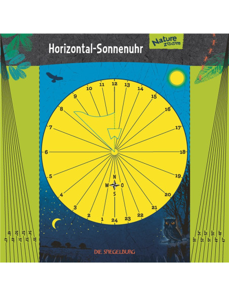 Rellotge de sol infantil Nature Zoom educatiu | A Joc Lent