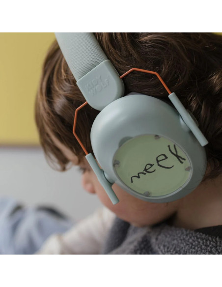 Auriculars Kidynoise verds Kidywolf | Cancel·lació de soroll infantil | A Joc Lent