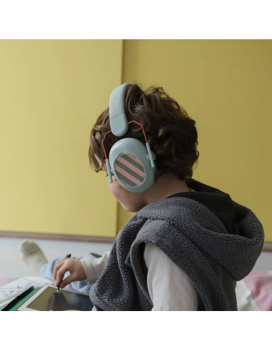 Auriculars Kidynoise verds Kidywolf | Cancel·lació de soroll infantil | A Joc Lent