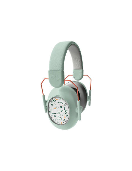 Auriculars Kidynoise verds Kidywolf | Cancel·lació de soroll infantil | A Joc Lent