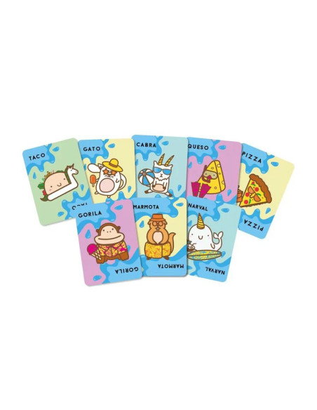 Taco, Gato, Cabra, Queso, Pizza Waterproof | Joc de cartes impermeable