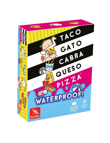 Taco, Gato, Cabra, Queso, Pizza Waterproof | Joc de cartes impermeable