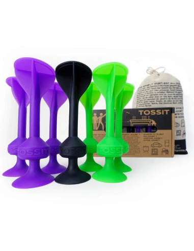TOSSIT Original Starter Pack Lila i Verd | Joc de punteria