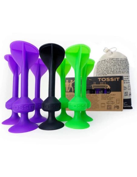 TOSSIT Original Starter Pack Lila i Verd | Joc de punteria