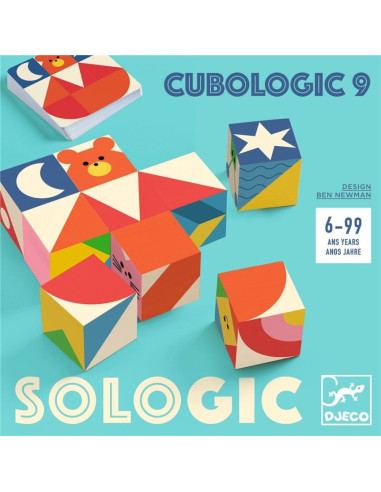 Cubologic 9 Djeco | Juego de lógica y retos para 1 jugador