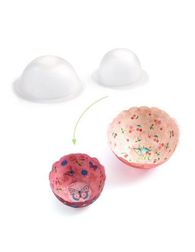 DIY 2 Cuencos Decorativos de Papel Djeco | Kit de manualidades creativas