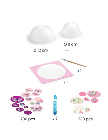 DIY 2 Cuencos Decorativos de Papel Djeco | Kit de manualidades creativas