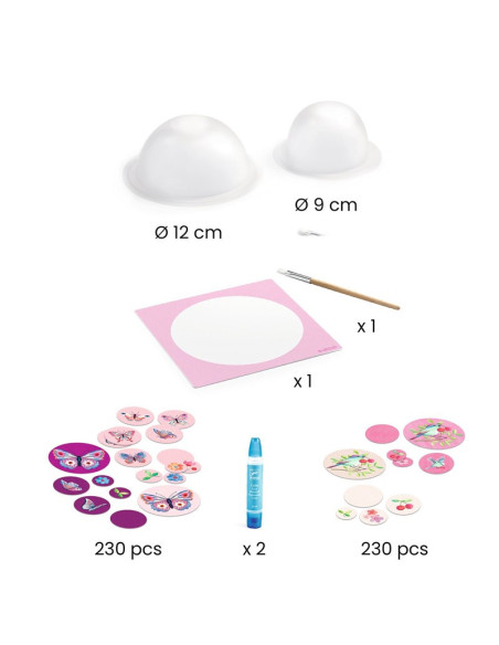 DIY 2 Cuencos Decorativos de Papel Djeco | Kit de manualidades creativas