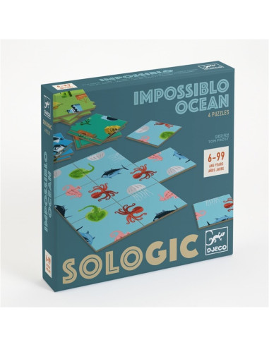 Sologic Impossiblo Ocean Djeco | Juego de lógica para 1 jugador