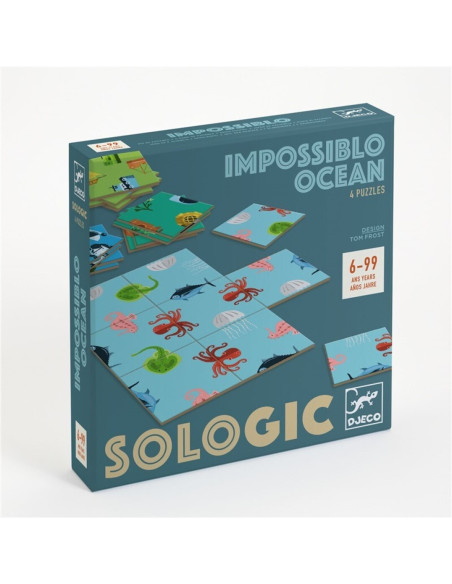 Sologic Impossiblo Ocean Djeco | Juego de lógica para 1 jugador