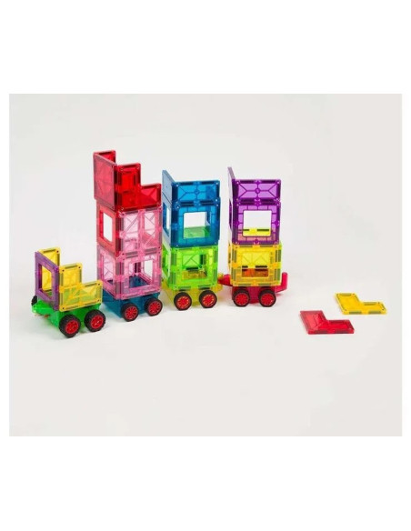 Imanix Tren amb Vagons 38 Peces | Construcció magnètica