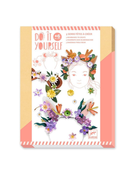 DIY Diademes Flower Friends Djeco | Kit de manualitats creatives